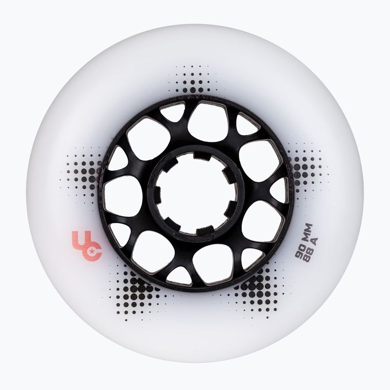 Görkorcsolya kerekek UNDERCOVER WHEELS Team Pro 90 mm/88A 4 pcs. white 3