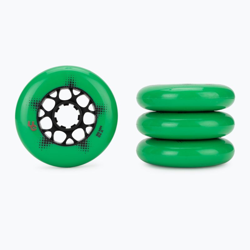 Görkorcsolya kerekek UNDERCOVER WHEELS Team Pro 90 mm/84A 4 pcs. green 2