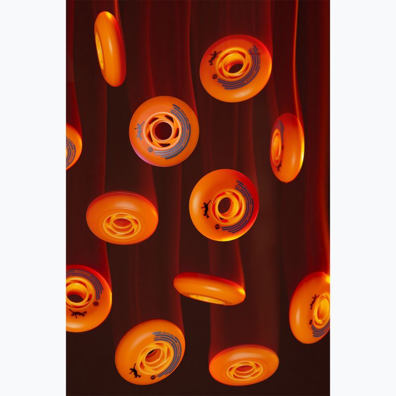 Görkorcsolya kerekek Powerslide King of Slides 4 pcs 76 mm/90A orange/orange 4