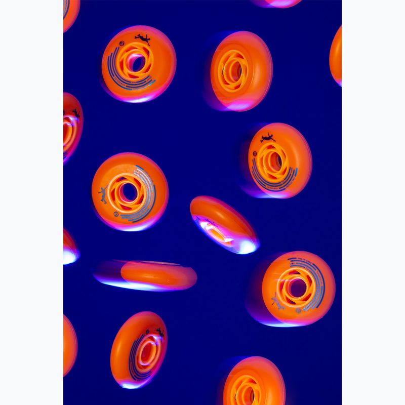 Görkorcsolya kerekek Powerslide King of Slides 4 pcs. 80 mm/90A orange/orange 4