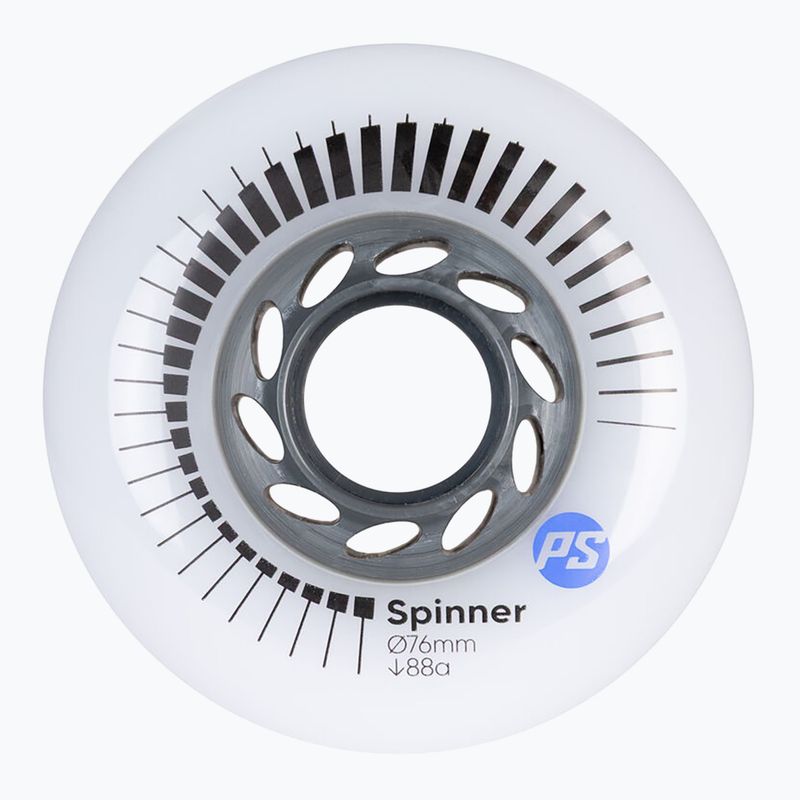 Görkorcsolya kerekek Powerslide Spinner 76 mm/88A 4 pcs. white