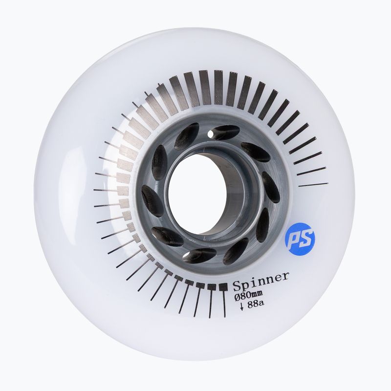 Görkorcsolya kerekek Powerslide Spinner 80 mm/88A 4 pcs. white 2