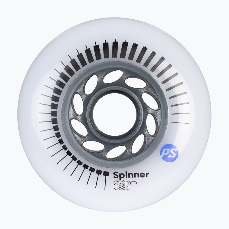 Görkorcsolya kerekek Powerslide Spinner 90 mm/88A 4 pcs. white