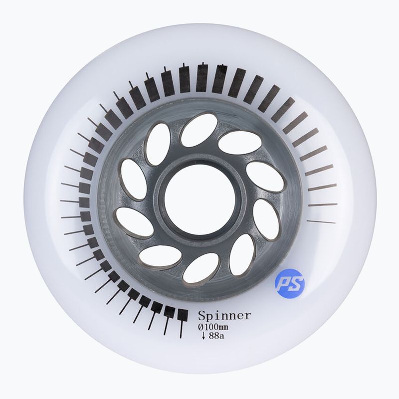 Görkorcsolya kerekek Powerslide Spinner 100 mm/88A 3 pcs. white