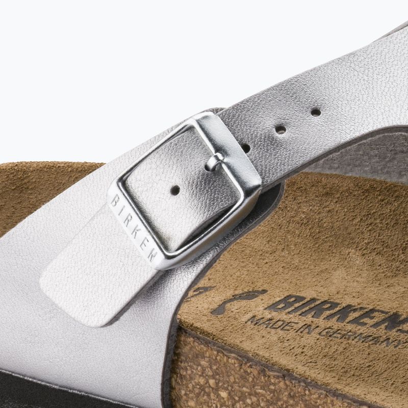 BIRKENSTOCK Gizeh BF Regular ezüst flip flopok 10