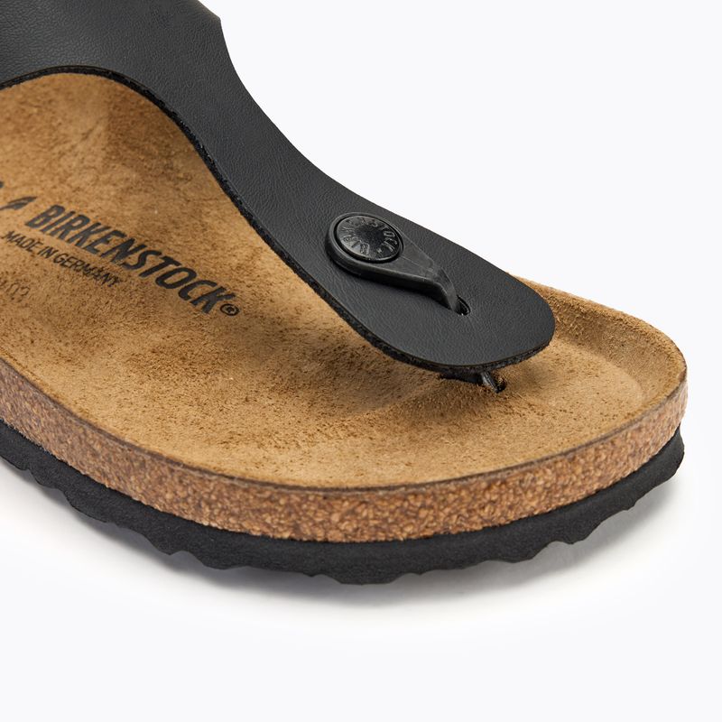 BIRKENSTOCK Gizeh BF keskeny flip flop fekete 7