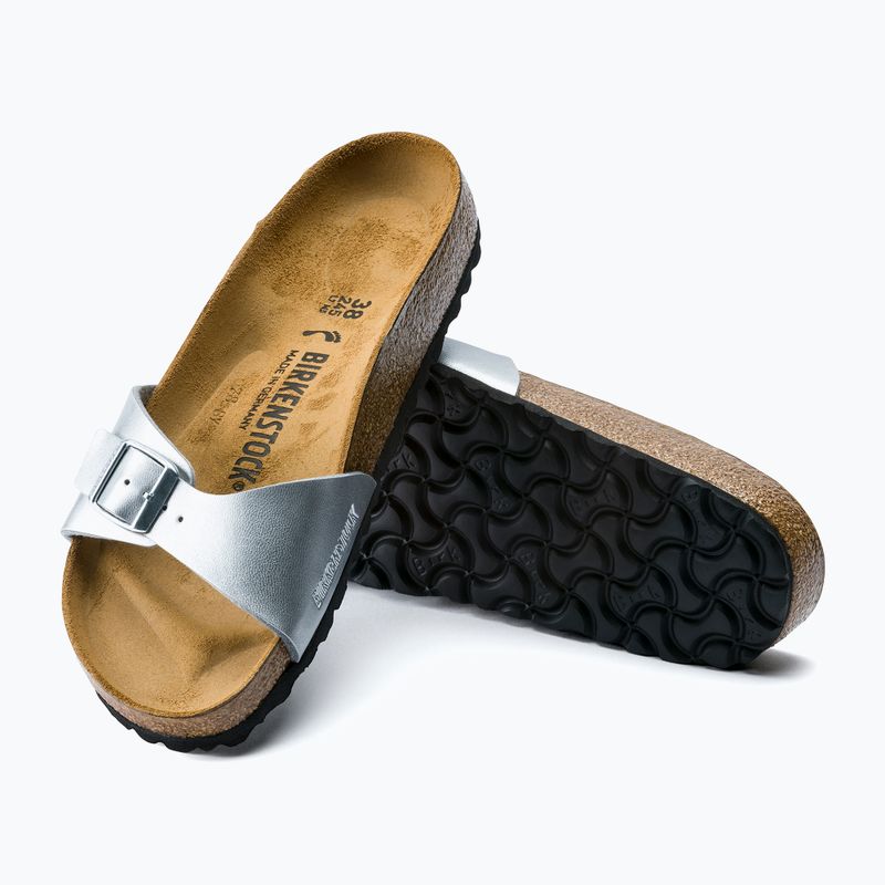 BIRKENSTOCK Madrid BF keskeny flip-flop ezüst 9