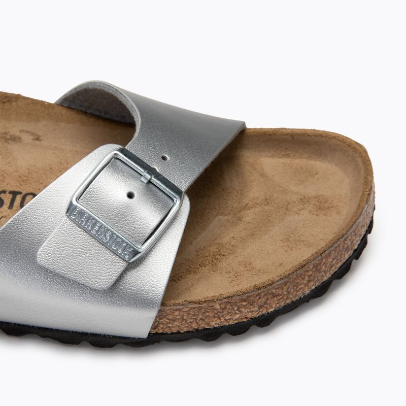 BIRKENSTOCK Madrid BF keskeny flip-flop ezüst 8