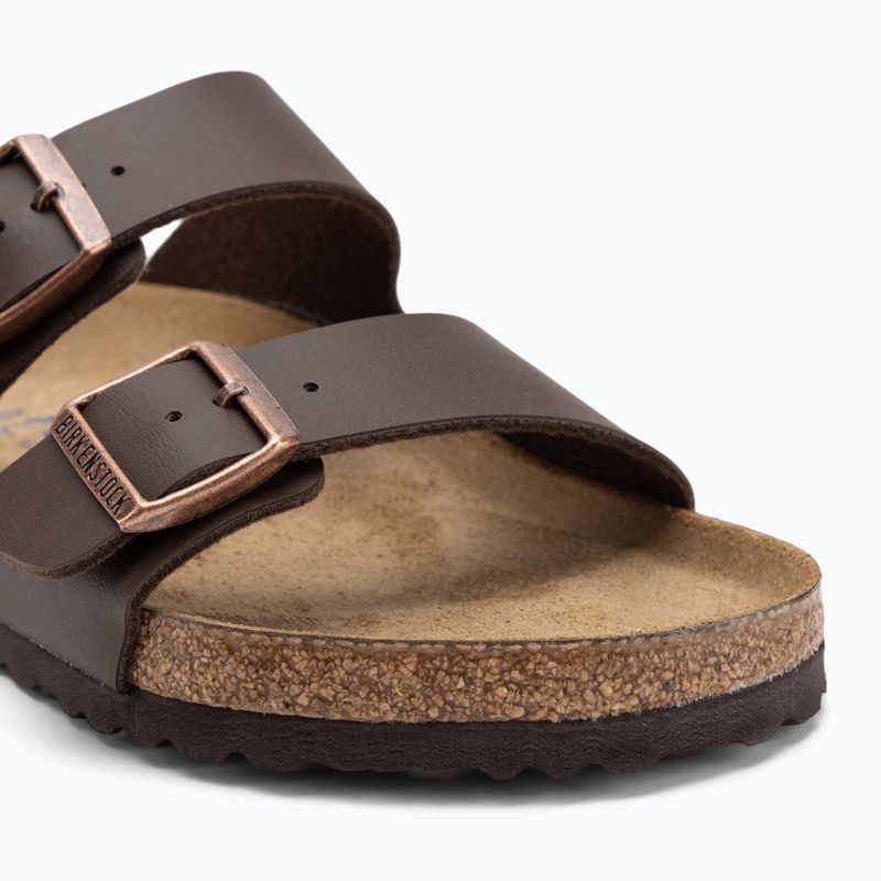 BIRKENSTOCK Arizona BF Regular sötétbarna flip-flopok 7