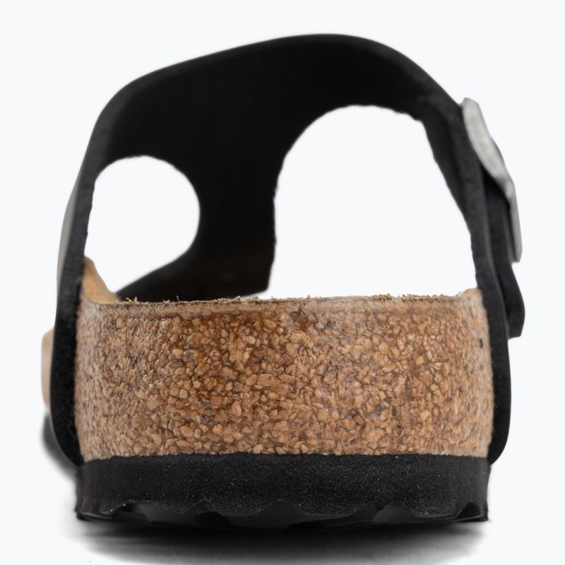 Papucsok BIRKENSTOCK Gizeh Oiled Leather black 6