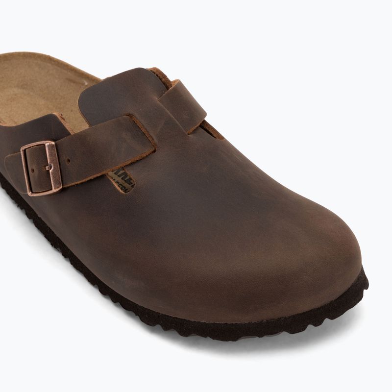 BIRKENSTOCK Boston LEOI Keskeny habana flip-flopok 7