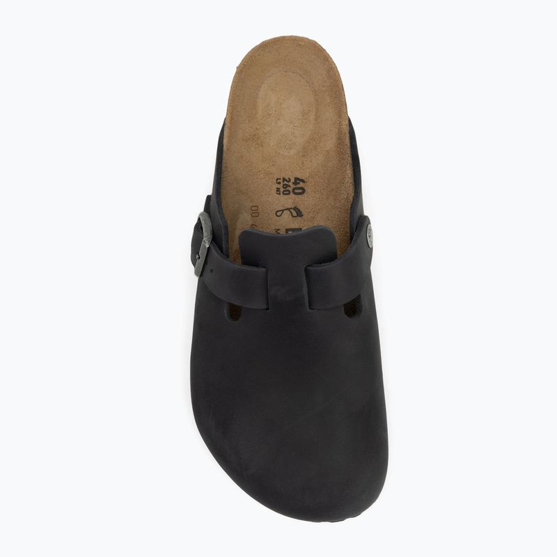 BIRKENSTOCK Boston LEOI Regular fekete flip-flopok 5
