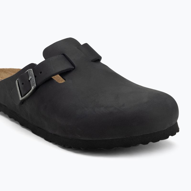 BIRKENSTOCK Boston LEOI Regular fekete flip-flopok 7