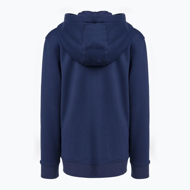 Gyermek labdarúgó pulóver Capelli Basics Youth Zip Hoodie navy 2