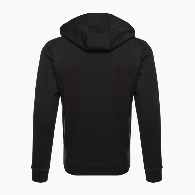 Férfi Capelli Basics Felnőtt Zip Hoodie futball melegítőfelső fekete 2