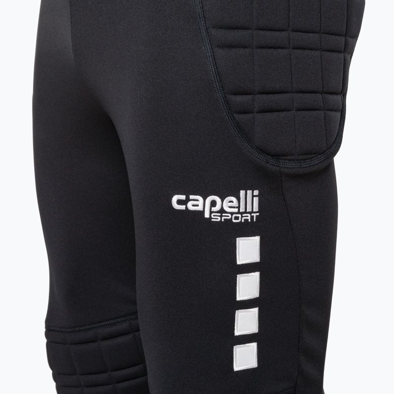 Férfi Capelli Basics I felnőtt kapus nadrág fekete/fehér 2