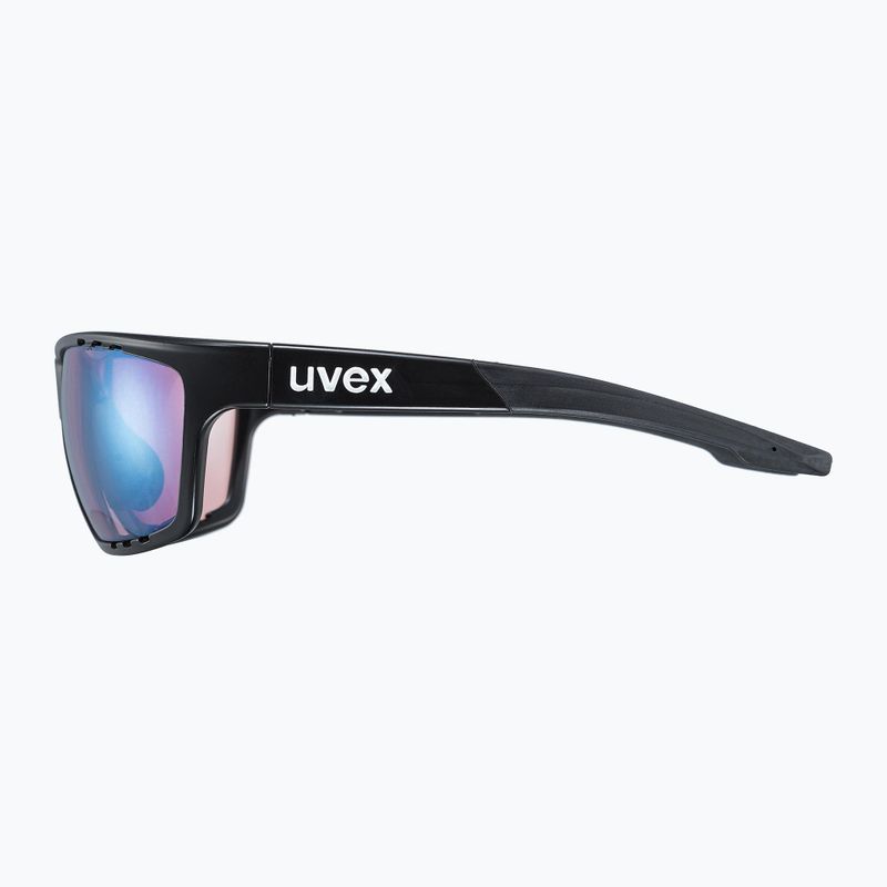 UVEX Sportstyle 706 CV fekete/világítótükrös borostyán színű napszemüveg 53/2/018/2296 7