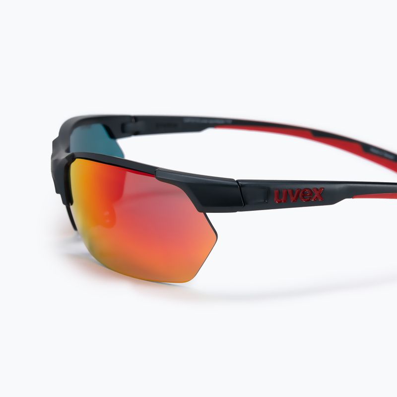 UVEX Sportstyle 114 napszemüveg fekete/piros S5309395316 4