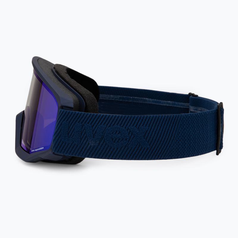 Síszemüveg UVEX Athletic FM navy matt/mirror blue green 4