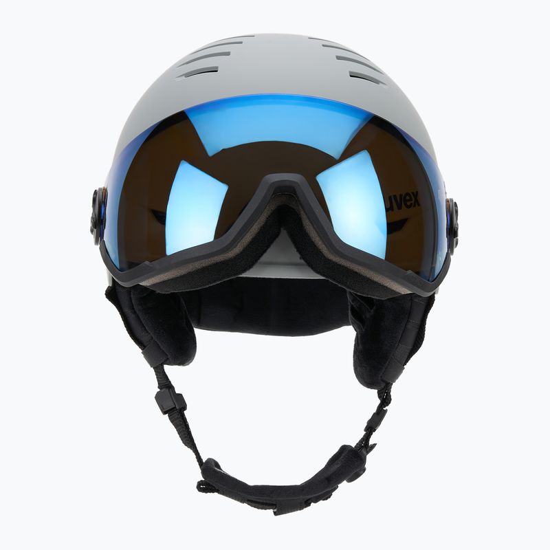 sísisak UVEX Wanted Visor rhino matte/mirror blue/smoke 10