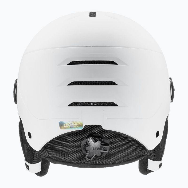 Gyerek sísisak UVEX Rocket Visor Jr white/black matte/mirror blue/smoke 3