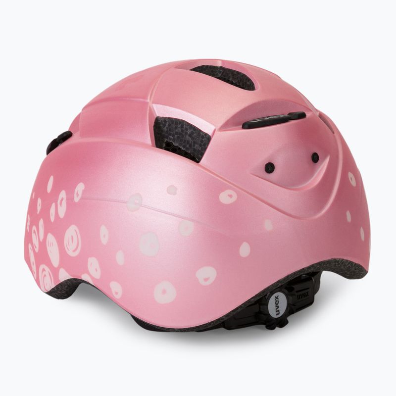 Gyermek kerékpáros sisak UVEX Kid 2 CC rózsaszín S4149820715 4