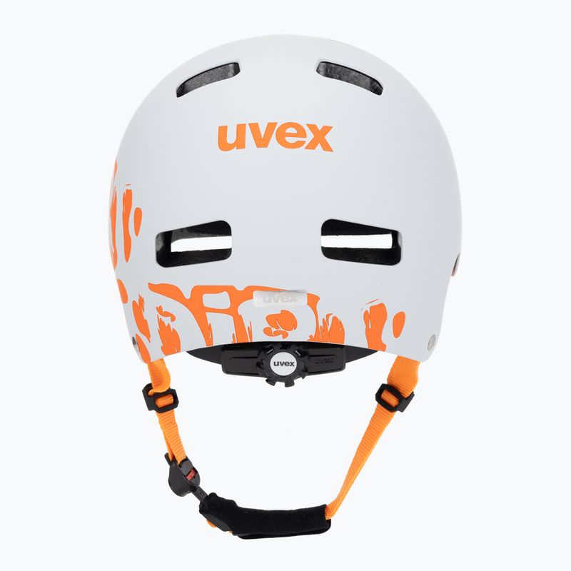 Gyermek sisak UVEX Kid 3 CC dirtbike light grey/orange 4