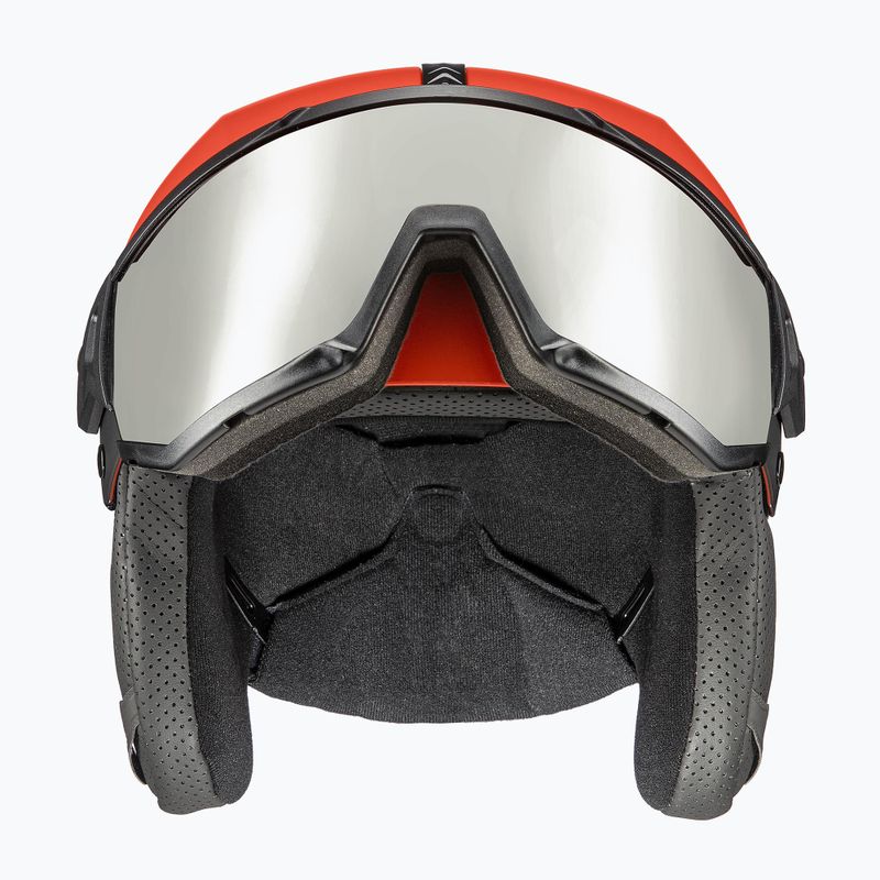 Sí sisak UVEX Instinct Visor fekete/piros 56/6/260/7005 11