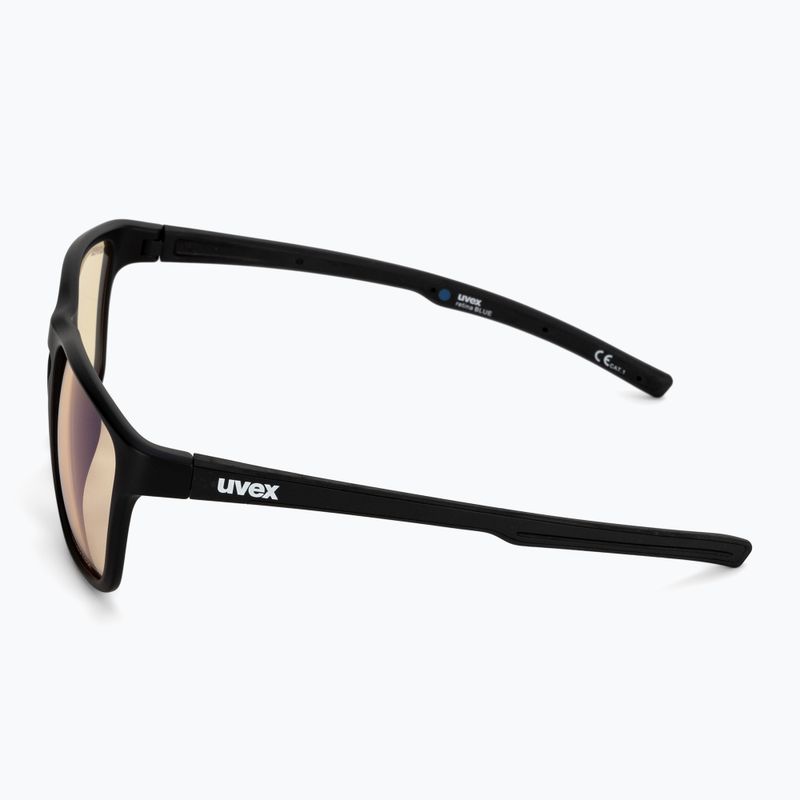 UVEX Retina Blue CV fekete matt/sárga napszemüveg 53/3/020/2201 4