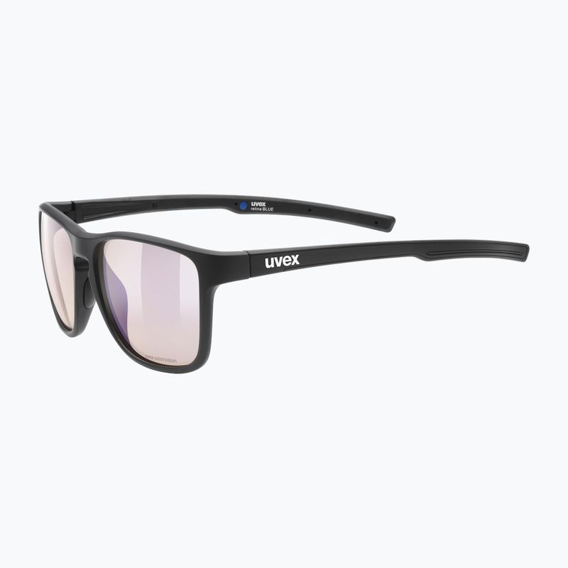 UVEX Retina Blue CV fekete matt/sárga napszemüveg 53/3/020/2201 5