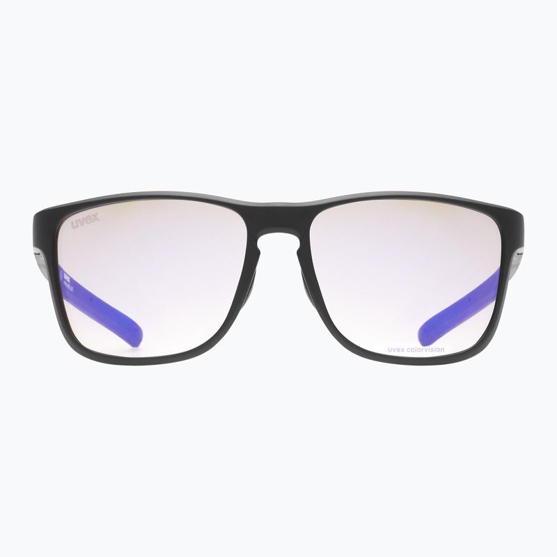 UVEX Retina Blue CV fekete matt/sárga napszemüveg 53/3/020/2201 6