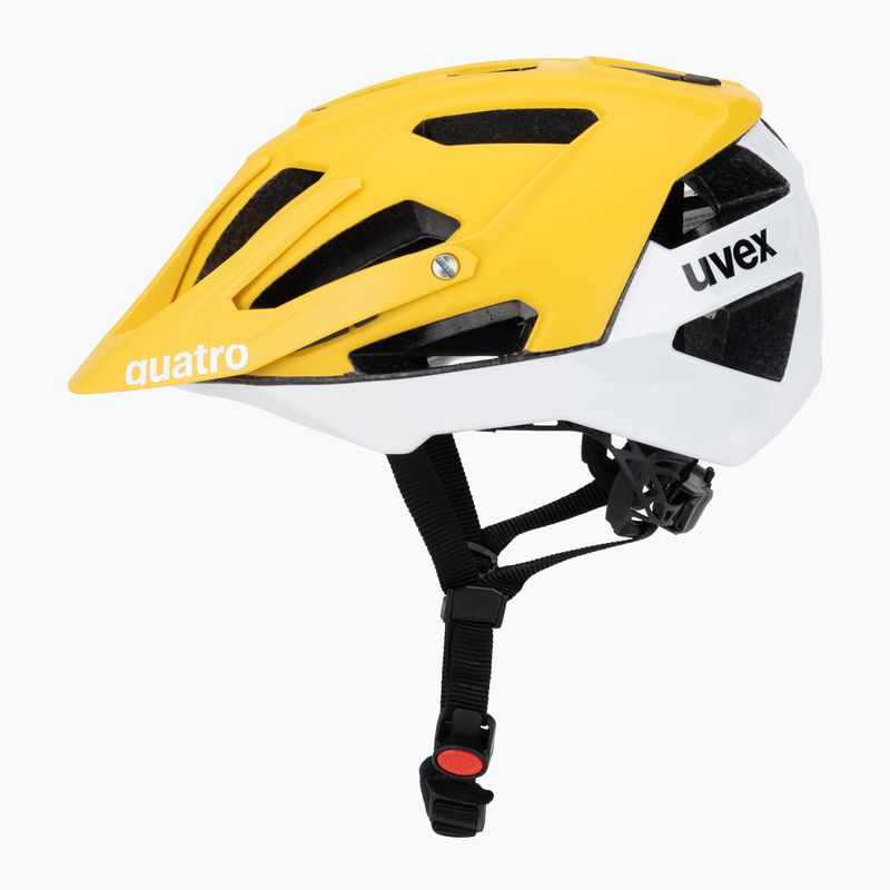 Kerékpáros sisak UVEX Quatro CC sunbee/white matt 3