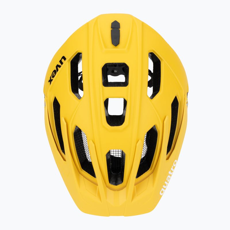 Kerékpáros sisak UVEX Quatro CC sunbee/white matt 6
