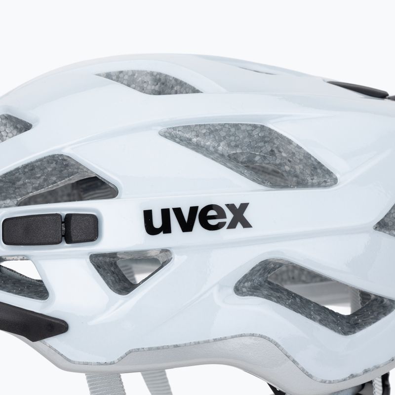UVEX Active felhő/ezüst kerékpáros sisak 7