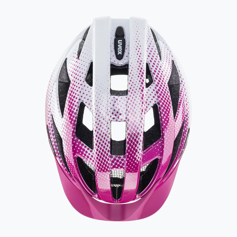 Kerékpáros sisak UVEX Air Wing pink/white 5