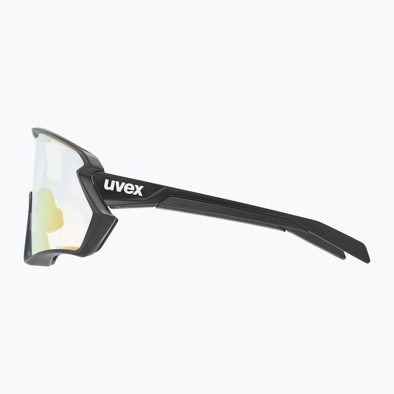 UVEX Sportstyle 231 2.0 V kerékpáros szemüveg fekete matt/világítótükör piros 53/3/028/2203 3