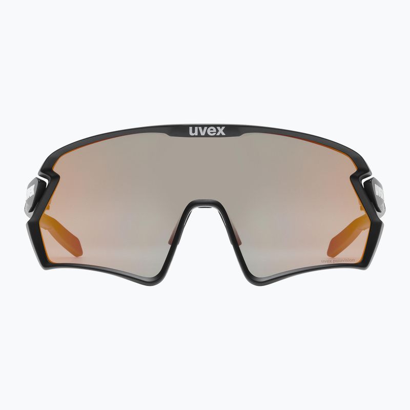 UVEX Sportstyle 231 2.0 P fekete matt/tükör piros kerékpáros szemüveg 53/3/029/2230 6