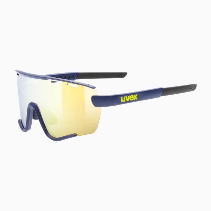 Napszemüveg UVEX Sportstyle 236 Set blue matt/mirror yellow/clear