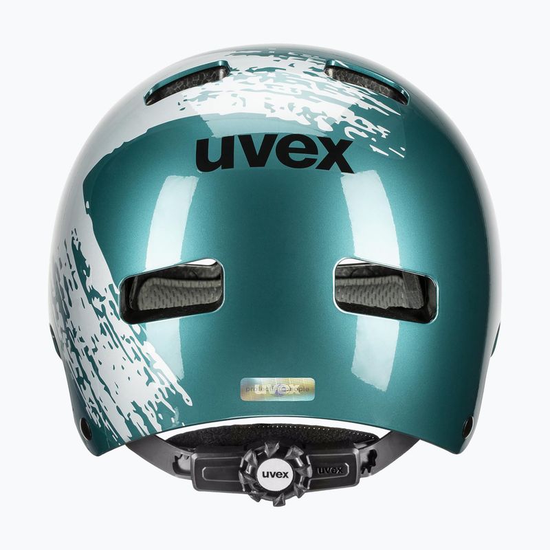 Gyerek sisak UVEX Kid 3 teal / ezüst 3