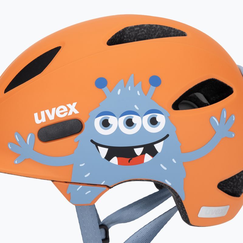 UVEX Oyo Style monster papaya matt gyermek biciklis sisak UVEX Oyo Style monster papaya matt gyermek biciklis sisak 7