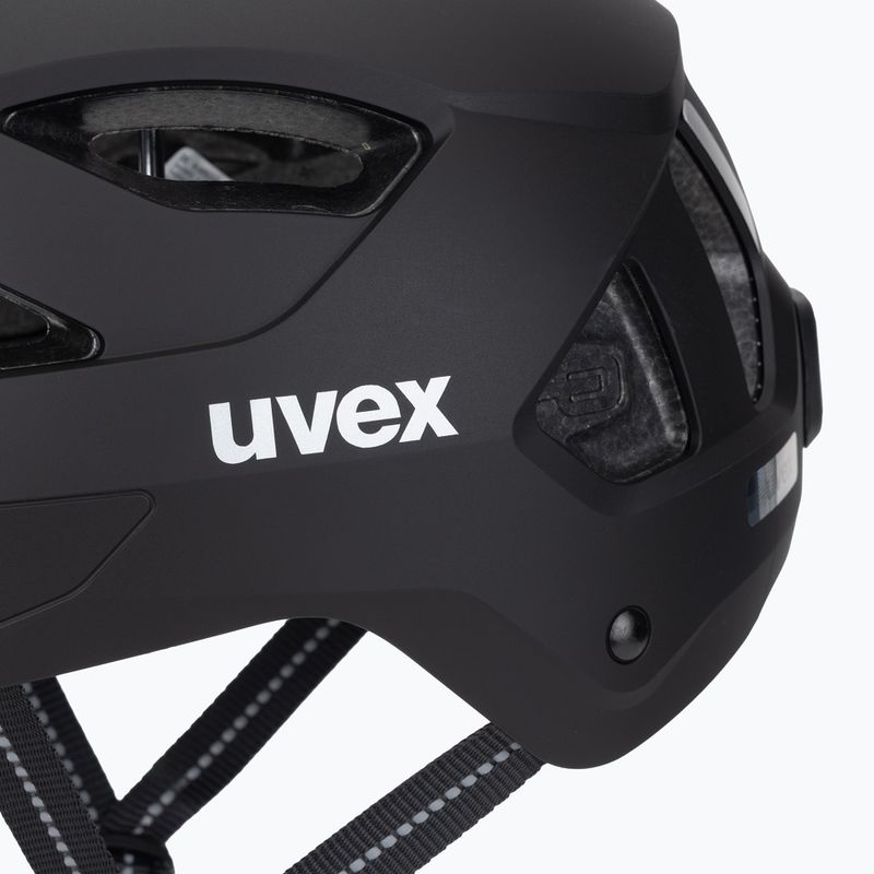 UVEX City Stride kerékpáros sisak fekete matt 7
