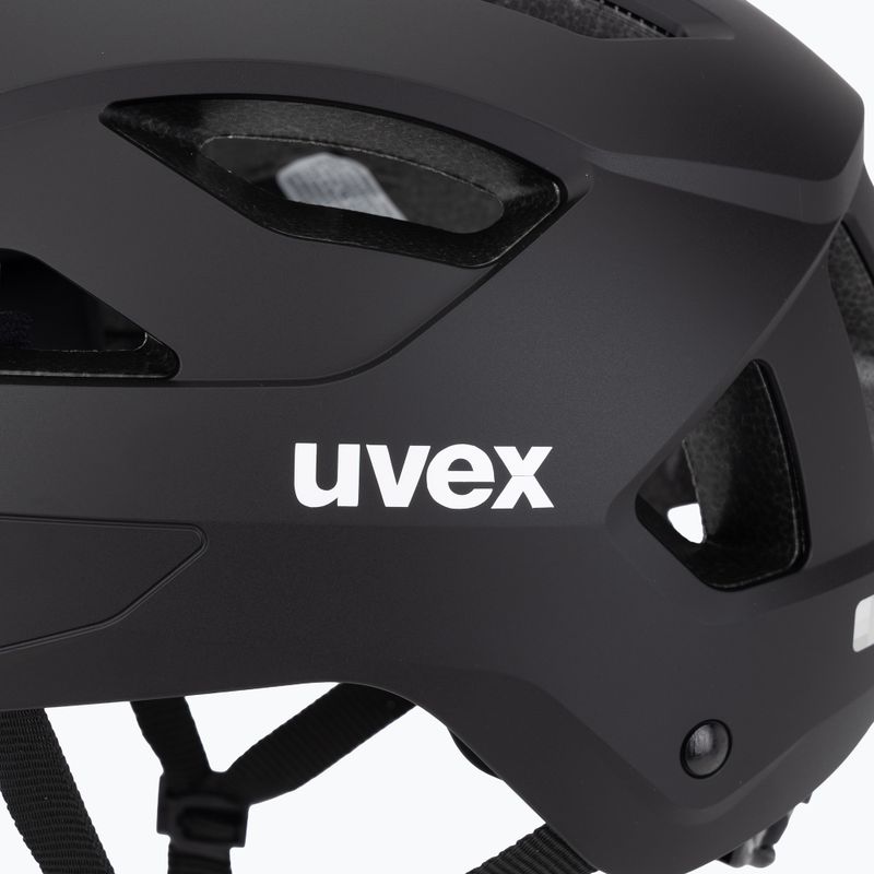 UVEX kerékpáros sisak Stride fekete matt 7