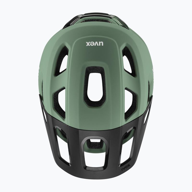 Kerékpáros sisak UVEX React MIPS moss green/black matt 8