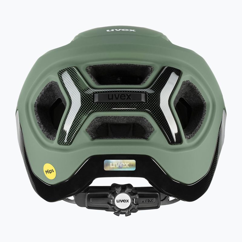 Kerékpáros sisak UVEX React MIPS moss green/black matt 9