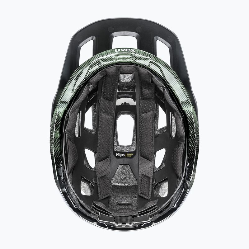 Kerékpáros sisak UVEX React MIPS moss green/black matt 10