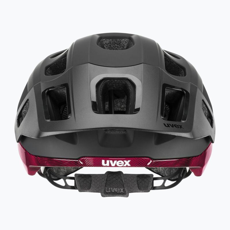 Kerékpáros sisak UVEX React MIPS black/ruby red matt 7
