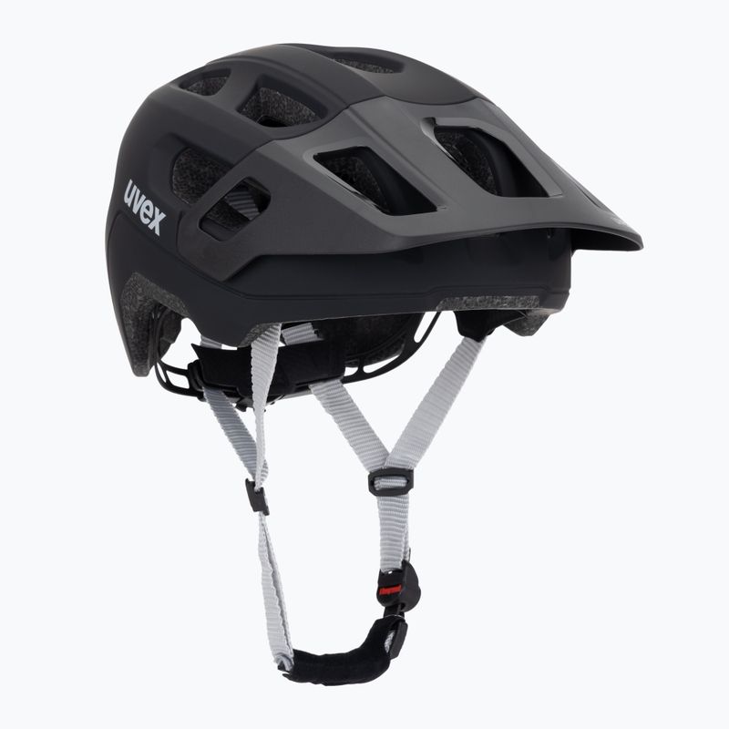 Gyermek kerékpáros sisak UVEX React MIPS Jr black matte