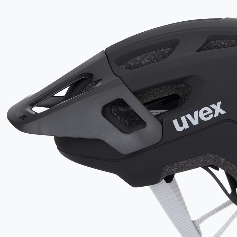 Gyermek kerékpáros sisak UVEX React MIPS Jr black matte 7