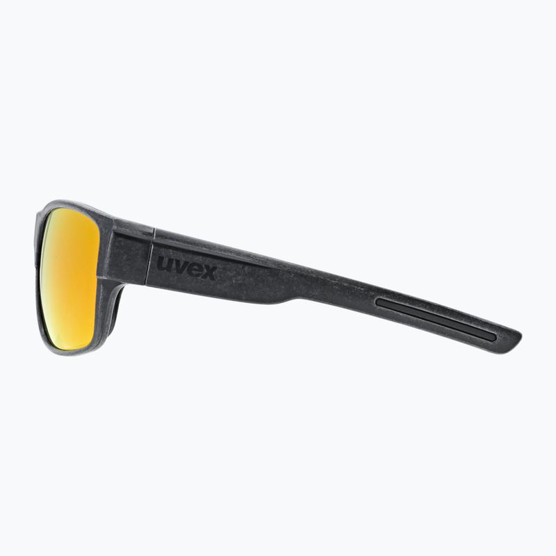 Napszemüveg UVEX Esntl Urban black matt/mirror red 4