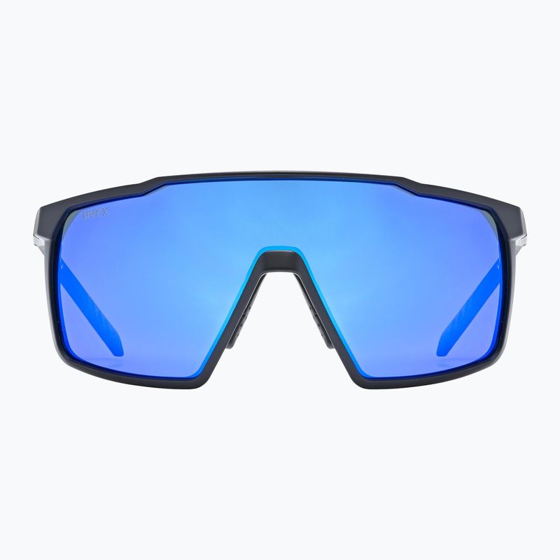 Napszemüveg UVEX Mtn Perform S black matt/mirror blue 2